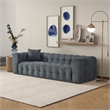 Marsi Luxry Modern Chesterfield Gray French Boucle Fabric Couch