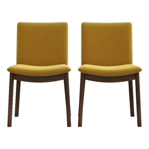 valantine mid century modern furniture style gold velvet dining chairs set of 2