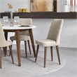 Palm Modern Solid Wood Walnut Dining Room&Kitchen 5 Piece Furniture Set
