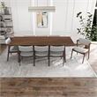 Adams 9-Piece Solid Wood Walnut Dining Room&Kitchen Furniture Set