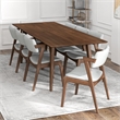 Adams 9-Piece Solid Wood Walnut Dining Room&Kitchen Furniture Set