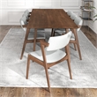 Adams 9-Piece Solid Wood Walnut Dining Room&Kitchen Furniture Set