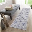 Usak Collection 2' x 8' Ivory/Beige Oriental Distressed Non-Shedding Area Rug