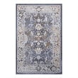 Bunyan Collection Traditional Vintage Blue Area Rug (5'3'' x 7'6'')