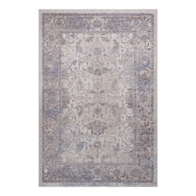 Bunyan Collection Traditional Vintage Brown/Beige Area Rug (5'3'' x 7'6'')
