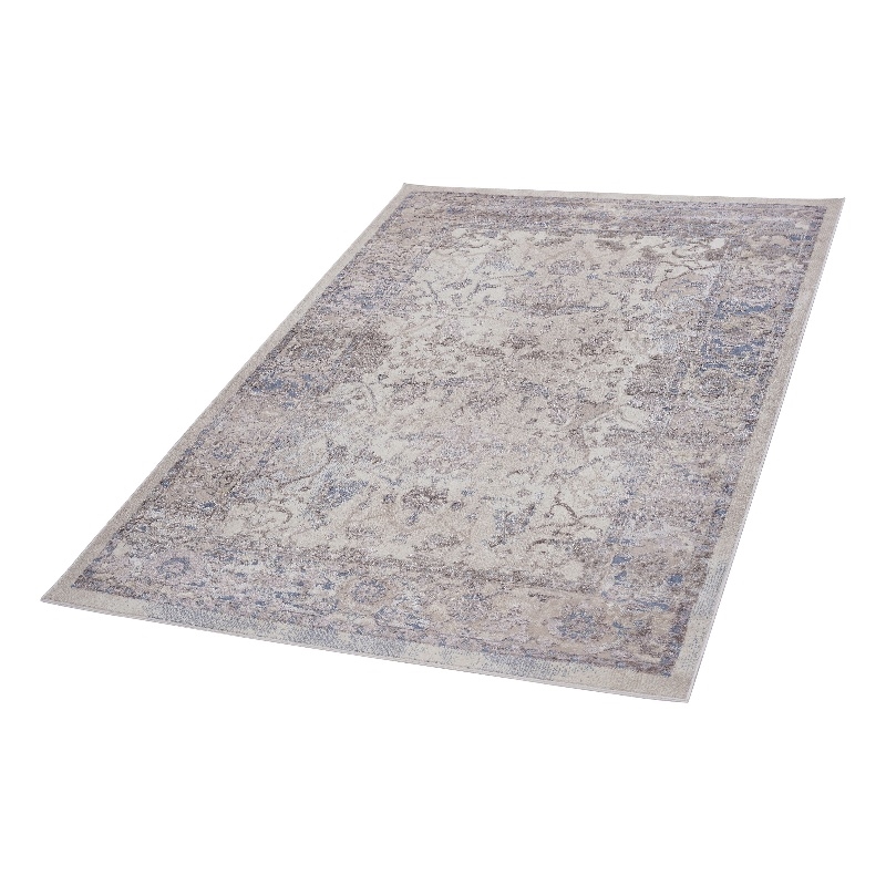 Bunyan Collection Traditional Vintage Brown/Beige Area Rug (6'7'' x 9')