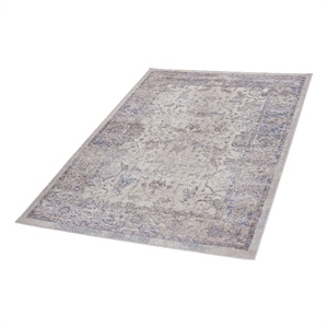 Bunyan Collection Traditional Vintage Brown/Beige Area Rug (6'7'' x 9')