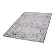 Bunyan Collection Traditional Vintage Ivory/Gray Area Rug (6'7'' x 9')