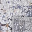 Bunyan Collection Traditional Vintage Ivory/Blue Area Rug (2'2'' x 8')