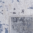 Bunyan Collection Traditional Vintage Gray/Denim Area Rug (2'2'' x 8')