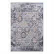 Bunyan Collection Traditional Vintage Gray/Blue Area Rug (5'3'' x 7'6'')