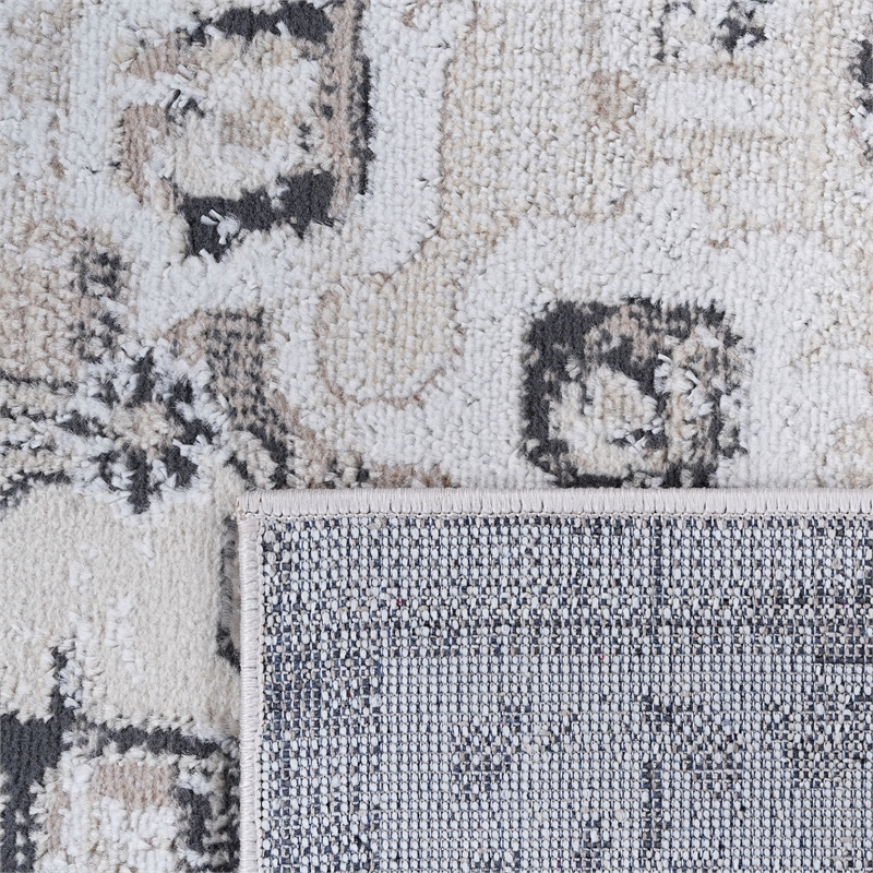 Bunyan Collection Traditional Vintage Cream/Beige Area Rug (7'9'' x 10')