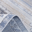 Bunyan Collection Traditional Vintage Cream/Blue Area Rug (5'3'' x 7'6'')