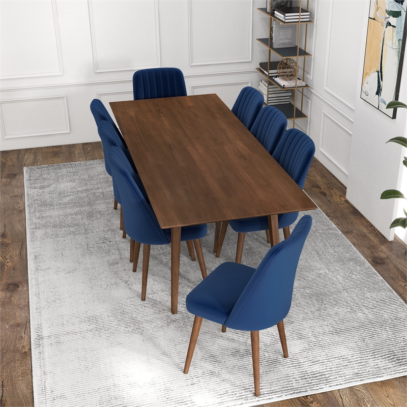 Verona Modern Furniture Style Solid Wood Walnut 86