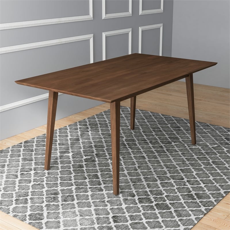 Alpella Modern Style Solid Wood Walnut 63