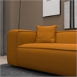Canary Modern Living Room Dark Yellow French Boucle Fabric Sofa