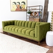 James Mid Century Modern Luxury Living Room Green Velvet Couch