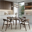 Roxy Mid-Century Modern Velvet Dining Chair in Cream (Set of 2)