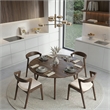Roxy Mid-Century Modern Velvet Dining Chair in Cream (Set of 2)
