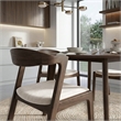 Roxy Mid-Century Modern Velvet Dining Chair in Cream (Set of 2)
