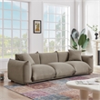 Arter Mid-Century Modern Living Room Luxury Boucle Fabric Couch in Mocha