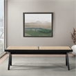 Montego Mid Century Modern Dining Bench in Camel Natural Rattan