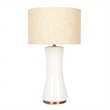 Twilight Cascade Glass & Metal Brass Table Lamp