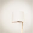 Luminaire Haven Offset Brass & Metal Brass  Base Floor Lamp