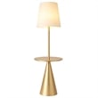 Ethereal Luminary Metal Brass Floor Lamp
