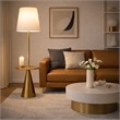 Ethereal Luminary Metal Brass Floor Lamp