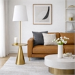 Ethereal Luminary Metal Brass Floor Lamp