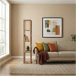 Grand Luminaire Elegance Shelf Gray Wood Floor Lamp