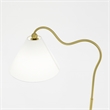 Regal Radiance Floor Metal & Brass Lamp
