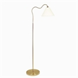 Regal Radiance Floor Metal & Brass Lamp