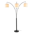 Magnificent Illumination Black Metal Floor Lamp