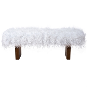 Kaido 51&quot Wide Japandi Style Plush Upholstered Luxury Bench in Khaki