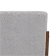 Leonard Boucle Fabric Dining Room & Kitchen Chair in Light Gray (Set of 2)