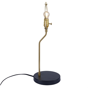 Franky  Black and Gold Accent Metal Table Lamp