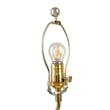 Franky  Black and Gold Accent Metal Table Lamp
