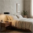 Blossom Contemporary Black and Gold Accent Metal Table Lamp