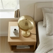 Valiente Gold Dome Shade Metal Table Lamp with Contemporary Style