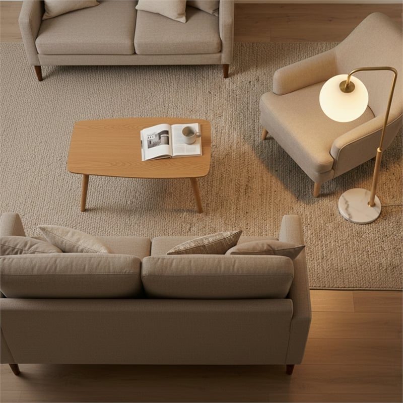 Cole Contemporary Floor Lamp with White Marble Base and Globe Shade