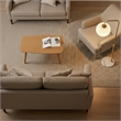 Cole Contemporary Floor Lamp with White Marble Base and Globe Shade