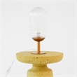 Aquila Bronze Base Table Lamp with Ribbed Glass Shade