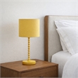 Sheila Modern Gold Painted Metal Table Lamp with Sculpted Base