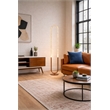 Laurel Modern Bronze Metal U-Loop LED Floor Light