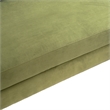 Edenton Mid-Century Modern Velvet Right Facing Sectional Sofa in Olive Green
