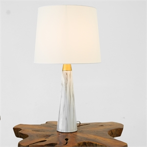 apte modern black contemporary table lamp with faux marble base