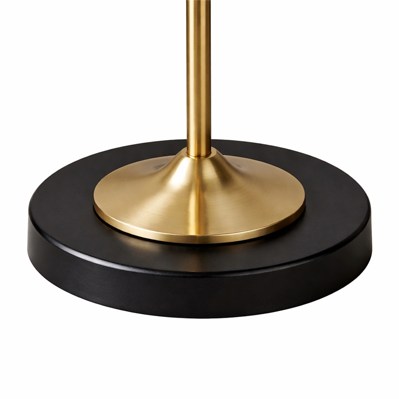 Juno Modern Adjustable Gold Metal Floor Lamp with Dual Lights