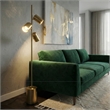 Vonta Modern Triple Spotlight Gold Metal Floor Lamp